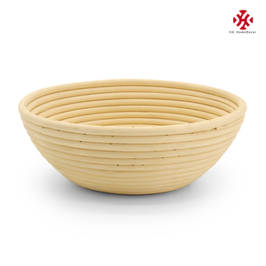 XH bulat 9 inci Indonesia rotan bukti bromform mangkuk sourdough Artisan roti banneton pemeriksaan keranjang set untuk bakers - Product Image 1