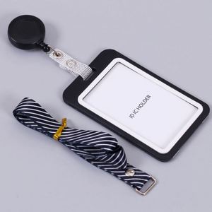 Porta Tarjetas de Identificación de Doble Cara, Rígido, de ABS, Color Caramelo, con Resorte Flexible, Suministro de Fábrica - Product Image 4