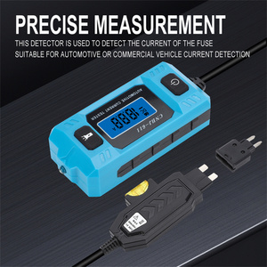 Probador de Corriente Automotriz, Probador de Circuitos Eléctricos para Automóviles con Pantalla de Voltaje y Luz LED, Probador de Energía para Coche - Product Image 1