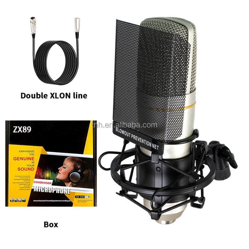 CM-ZX89 Professional Condenser Microphone for Gaming & Karaoke
