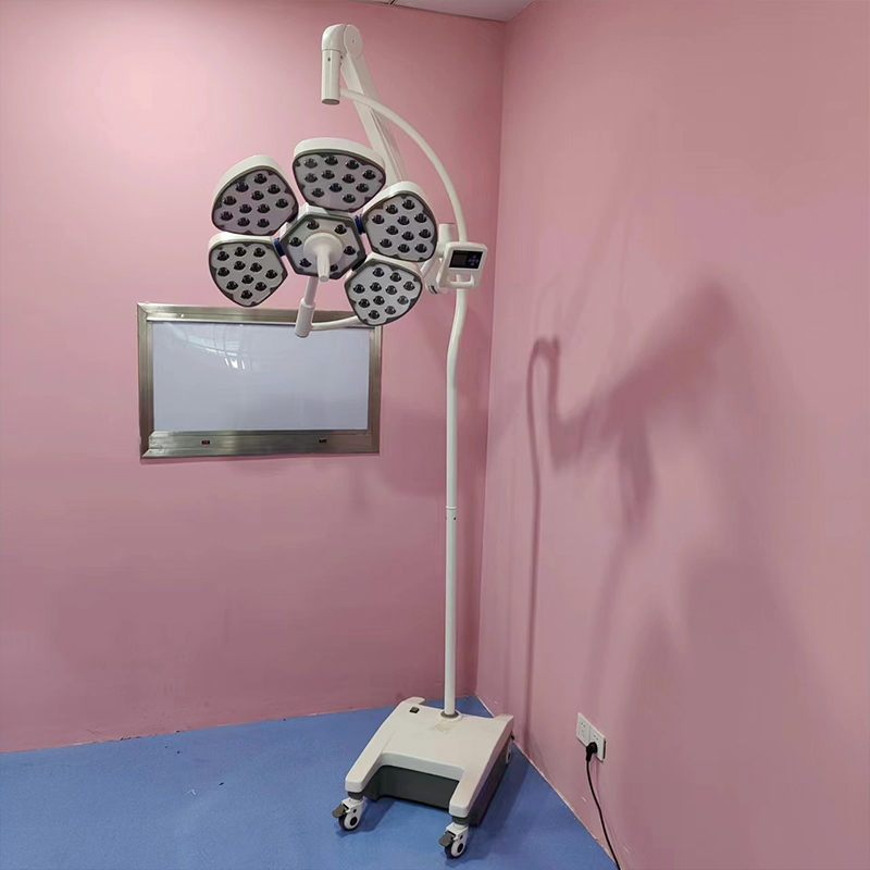 MN-LED5M Mobile Hospital Operating Lamp Hot Sale OT Light Electric Power Source LED Light Metal Material