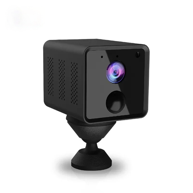 Mini Wifi Security Indoor Battery Surveillance Portable Small 4mp HD Cctv Camera Security for Home and Office Built in Battery