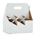 Boîte de transport de bière en carton <span class=keywords><strong>blanc</strong></span> biodégradable étanche de qualité supérieure Carton de papier artisanal solide poignée d'expédition facile pour haut de gamme - Product Image 5