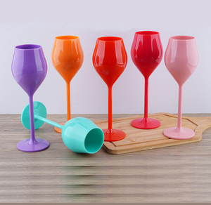Copas <span class=keywords><strong>de</strong></span> Vino <span class=keywords><strong>de</strong></span> Plástico Irrompible <span class=keywords><strong>de</strong></span> 130 ml, Coloridas, <span class=keywords><strong>de</strong></span> Acrílico PP, Copas <span class=keywords><strong>de</strong></span> Champán, Vasos <span class=keywords><strong>de</strong></span> Cóctel con Logotipo Personalizado para Bodas y Fiestas - Product Image 1