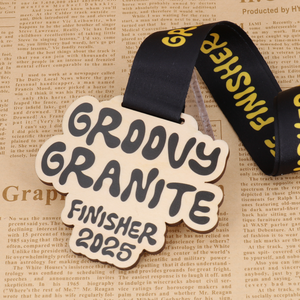 Nhà Máy Tùy Chỉnh Thiết Kế Thể Thao Giải Thưởng Lưu Niệm <span class=keywords><strong>3D</strong></span> Marathon Vui Vẻ Chạy Giáng Sinh Gỗ Bằng Gỗ Huy Chương - Product Image 2