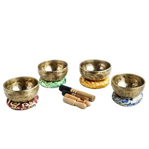 Metal 7 Chakras Healing Meditation Yoga Tibetan Singing Bowl Nepal Made Himalayan Sound Bowl - Product Image 1
