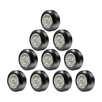 Roulements à billes 3D en acier chromé avec revêtement plastique, double rangée, 625 625ZZ, roues de poulie en POM, haute précision, pour la restauration (vente en gros)
