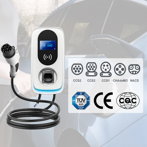 Cargador de vehículos eléctricos GB/T CCS2 CHAdeMO, estación de carga rápida AC de 7kw, 11kw, 22kw para uso doméstico. - Product Image 2