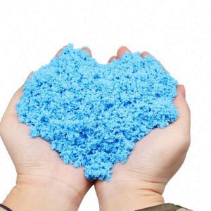 ดินน้ำมันวิเศษขายส่ง DIY ของเล่นดินปั้น สไลม์ ทรายสีสันสดใส  แบบมีประกายไฟฟ้าสถิต ปลอดสารพิษ ทำจากฝ้าย  แบบฮิต  ดินน้ำมันบรรเทาความเครียด - Product Image 5