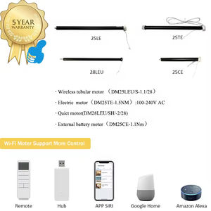 Stores zébrés sur mesure SAMADHI, stores occultants classiques à commande électrique, stores zébrés intelligents pour fenêtres - Product Image 6