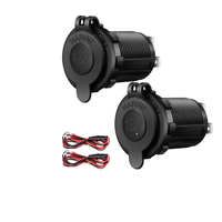 Prise mâle allume-cigare 12V 16AWG avec indicateur LED, adaptateur d'alimentation de remplacement, cordon d'extension
