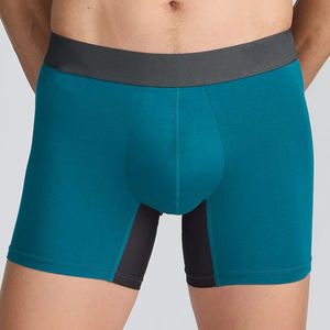 Calzoncillos Bóxer Transpirables de Marca Personalizada, Ropa Interior Elástica de Talla Grande, Ultra Suave, Ropa Interior de Bambú para Hombre - Product Image 1