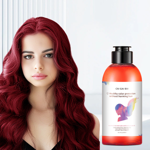 Meilleure vente de soins capillaires de marque privée Shampooing de couleur de teinture bleue Shampooing de dépôt de serrure de couleur - Product Image 2