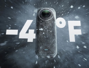 Caméra d'action 360 pour moto, pack multi-vues 4K, grand angle 180°, étanche 15m, WiFi et NightShot Plus Pro - Product Image 3
