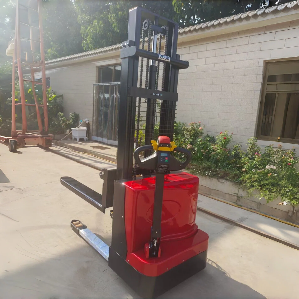 Fully Automatic Electric Pallet Stacker for Warehouse Material Handling ...