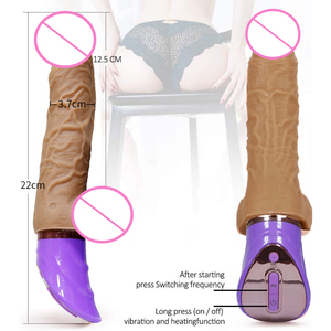 Vibrador de silicona con calor, cabeza giratoria, juguetes sexuales para mujer, vibradores impermeables, <span class=keywords><strong>dildo</strong></span> grande, vibradores multivelocidad, dildos - Product Image 2