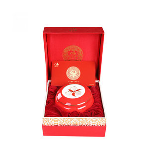 Custom <strong>Red</strong> Rigid Magnetic Closure <strong>Box</strong> Paperboard Gift <strong>Box</strong> Packaging Flip Top Sponge-lined Oblong Premium Case for Health Product - Product Image 4