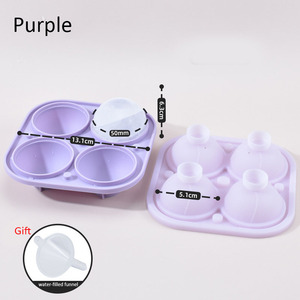 Molde de silicona de grado alimenticio para hacer bolas de hielo explosivas esféricas, fácil de desmoldar, para whisky en casa. - Product Image 6