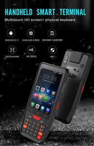 QS-405 Android 12 cầm tay gồ ghề <span class=keywords><strong>PDA</strong></span> với màn hình cảm ứng bàn phím NFC 13.56MHz WLAN WWAN vị trí Reader cho kho hậu cần - Product Image 6