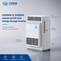 Invertisseur de stockage d'énergie bidirectionnel à haute tension moyenne pour utilisation à grande échelle, batterie lithium-ion, utilisation sur réseau/hors réseau, IP65