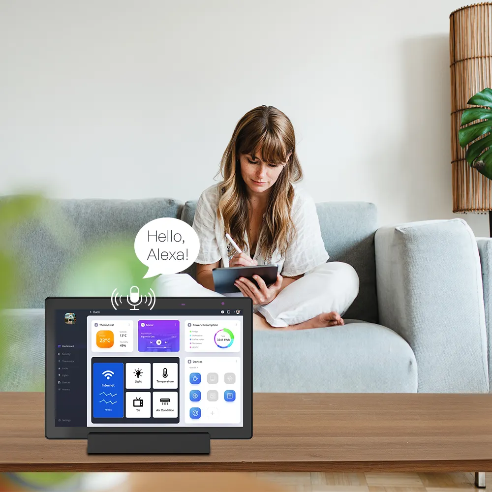 Tablet 4g lte Android Smart Home ZigBee 4g Tablet NFC IPS Homey Bildschirm 7 Zoll benutzer definierte Fall
