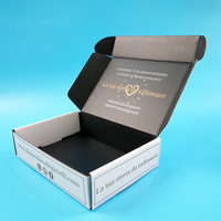 Caja Corrugada de Lujo Sostenible, Caja Plegable Ecológica, Impresión a Todo Color, Caja Plana para Empacar