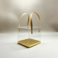 Sac à main multifonctionnel pliable pour enfants, cadeau pour la Journée des animaux, plante en pot, succulente, transparent, universel, flocon de neige, pâtisserie, jouet