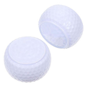 Balles de golf personnalisées de haute qualité à trois couches en Surlyn, logo personnalisé, forme plate, colorées, 2/3 pièces, durables, pour la practice de golf - Product Image 1