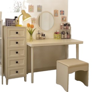 Simple Rental Removable Foldable Durable Wood Panel <b>Dressing</b> <b>Table</b> for Apartment Hospital Bedroom Living <b>Room</b> School Office - Product Image 1