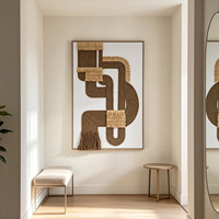 Décoration Murale Abstraite Moderne de Luxe en Toile 3D de Haute Qualité, Art Déco, Cadre Inclus, Tailles Personnalisées Disponibles pour la Maison