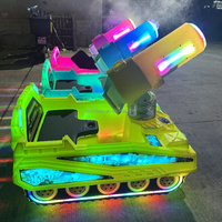 Nouvel Arrivage Internet Célébrité Partagé Air Cannon Voiture Jeu Machine Vortex Fumée Anneau Lanceur pour Enfants Aire de Jeux Funfair