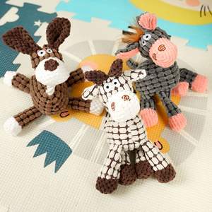 Pet Dog Cotton Rope Chew Toys Durable Teething <b>Plush</b> Squeaky Interactive <b>Cat</b> Toys Pet Supplies Wholesale - Product Image 2