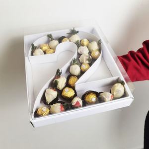 Caja de Cartón con Forma de Letra del Alfabeto de 12 Pulgadas para Empacar Dulces de Chocolate - Product Image 6