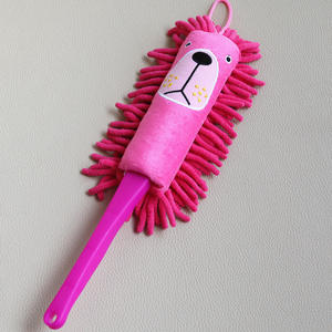 HCE25 Cartoon Cute Chenille Dust Duster Brush Cotton Feather Duster for Dust Cleaning Dust Sweeper - Product Image 6