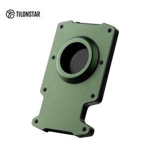 TILONSTAR TVC800 Design LOGO Tenir 15 Cartes RFID Ultra-Mince Métal Portefeuille Affaires En Aluminium Cash ID Titulaire De La Carte Pour AirTag Cas - Product Image 3