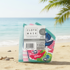 ลูกโลก™หน้ากากผ้าขนาดใหญ่แบบใช้ซ้ำได้หน้ากากแบบพรีเมี่ยม3แพ็ค - Product Image 3