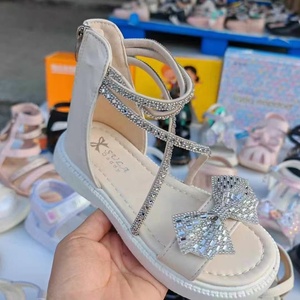Girl <strong>Sandals</strong> Soft Sole butterfly Fashion Children's Princess Shoes Sandalia with <strong>Bow</strong> Cheap Mixed Design Wholesale - Product Image 2