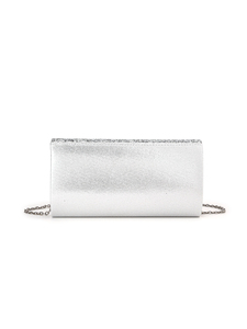 Bolso de Noche Elegante y Brillante con Forma de Sobre Cuadrado de Lujo, Bolso de Mano con Cadena para Mujer, para Fiestas, Bodas, de Alta Gama - Product Image 5