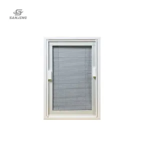Quality Security Louver Aluminium Glass Windows Glazed Shutter Window Shutter Window
