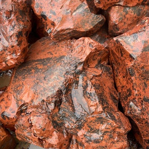 Pierre brute de quartz de guérison de haute qualité, obsidienne rouge, grande pierre brute irrégulière, minéral naturel, vente chaude - Product Image 4