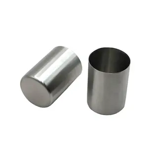 Silver 300ml Metal Drinking Cups Stainless Steel Coffee Pint Water Cup