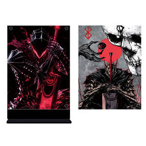 Luz Led de pintura <span class=keywords><strong>Berserk</strong></span> Guts, luz nocturna de Anime para decoración de dormitorio de adolescentes, lámparas de escritorio, póster retroiluminado con Led - Product Image 5