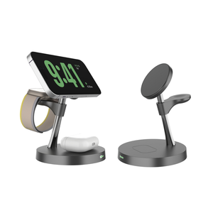 2025 Trending 3-en-1 Soporte de carga inalámbrico inteligente Personalizable LED Night Light Type-<span class=keywords><strong>C</strong></span> <span class=keywords><strong>Entrada</strong></span> <span class=keywords><strong>para</strong></span> <span class=keywords><strong>iPhone</strong></span> Precio al por mayor - Product Image 1