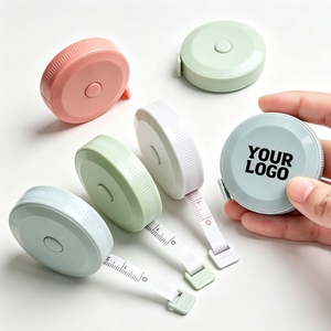 Ruban à mesurer souple double échelle, mini ruban à mesurer rétractable pour événements professionnels, <span class=keywords><strong>cadeau</strong></span> promotionnel, rubans à mesurer personnalisés - Product Image 2