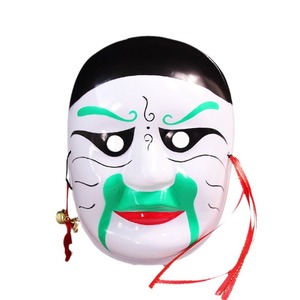Máscaras Faciales de Plástico Estilo Ópera de Pekín, Accesorios Divertidos para el Día de los Inocentes, Caras Divertidas de Inmortales - Product Image 1