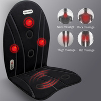 Masseur Portable électrique chauffant pétrissage vibrant siège dos cou voiture maison bureau coussin matelas soulagement de la douleur coussin de Massage