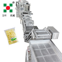 Fabriek Op Maat Gemaakte Industriële Commerciële Grote Output Automatische Frietjes Snelvriesmachine Frietjes Productielijn