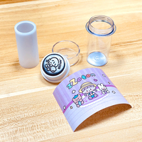 Tampon mousse personnalisé promotionnel de vente chaude d'usine timbre flash photosensible timbres auto-encreur d'enseignant