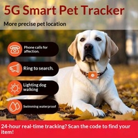 Collier de localisation GPS pour chien et chat, anti-perte, étanche, avec suivi en temps réel, en plastique