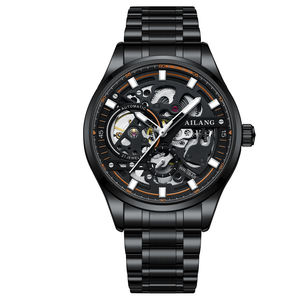 Nuovissimo Orologio Meccanico da Uomo AILANG 2026, Automatico con Cinturino in Acciaio Inossidabile, Impermeabile, Luminoso, Stile Steampunk Scheletrato OEM - Product Image 2